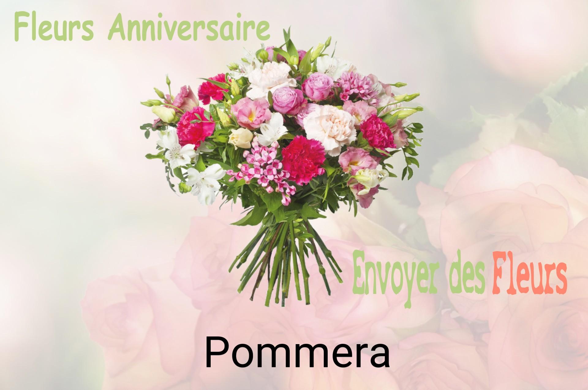 Bouquet de fleurs d’anniversaire livré à Pommera
